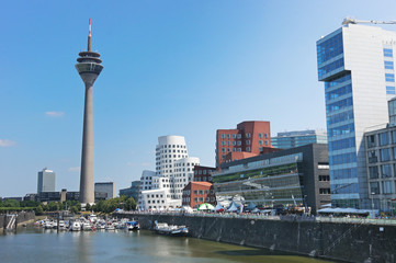 Rheinturm tower Dusseldorf