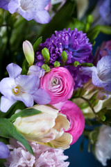 bunch of spring flowers