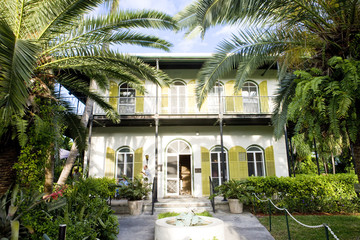 Hemingway House, Key West, Florida, USA - obrazy, fototapety, plakaty