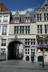 Fototapeta premium street in Bergen op Zoom