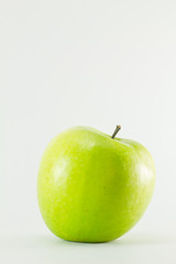 Green apple isolated on white background