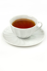 cup of tea isolated on white