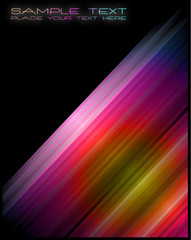 Abstract Colorful Stripes Background for Business Flyers