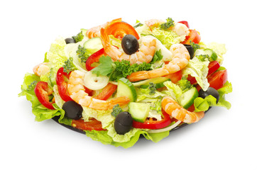 salad in plate