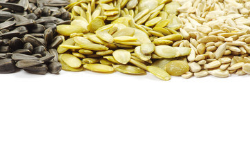 sunflower and pumpkin seeds
