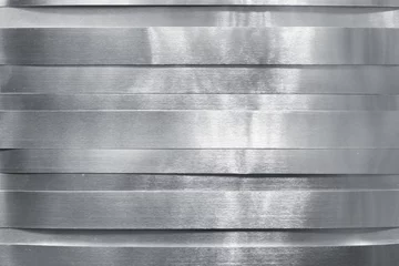 Blackout roller blinds Metal Shiny metal strips