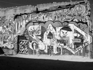 Naklejka premium Bisbee Grafitti