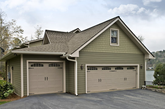 Garage Doors on a House