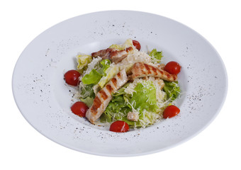 Salad on a plate