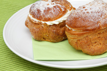 Two profiteroles