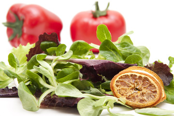 Mischsalat mit Zitrone