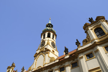 Fototapeta na wymiar Loreto Kościół w Pradze w Republice Czeskiej