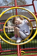 girl on playground