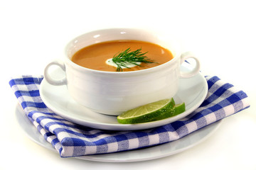 Lachscremesuppe