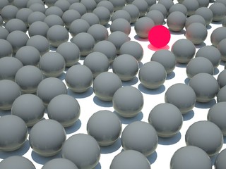 Difference in red emission