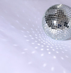 Violet mirror ball