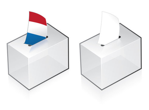 urne pour le vote et les élections en France