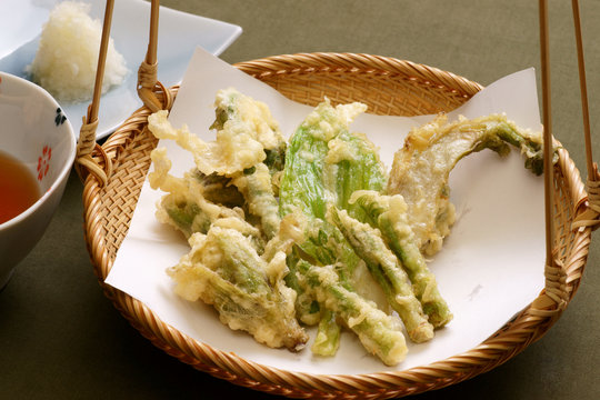 山菜の天麩羅