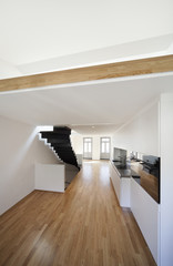 modern house, kitchen