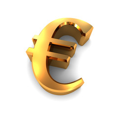 Golden Euro Symbol