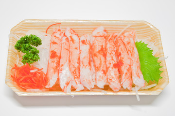 Mixed sashimi, raw fish