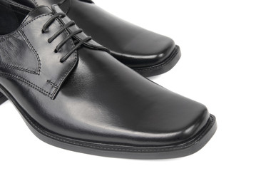 Pair of man's black shoes