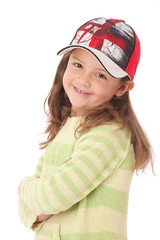Young girl with red cap