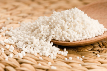white tapioca pearls