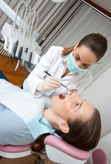 Fototapeta premium dentist at work