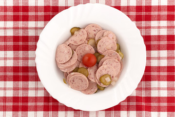 special bavarian sausage salad