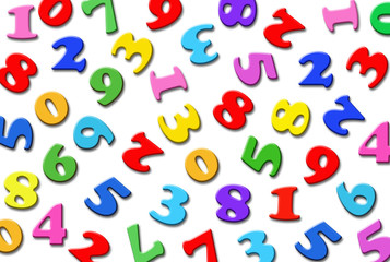 散らばった数字