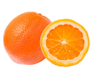 orange isolated on white background