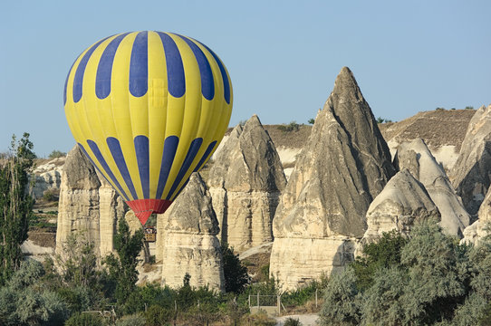 Balloon Over Fairy Chimneys, Cappadocia