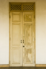 ancient wooden doors