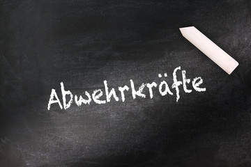 Obraz premium Abwehrkräfte