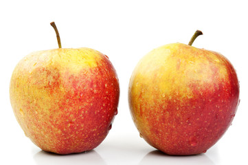 two fresh apples