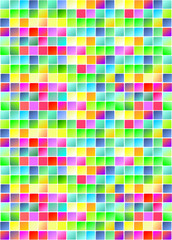Background of mettalic squares