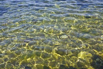 Stones in water