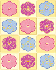 flower tiles