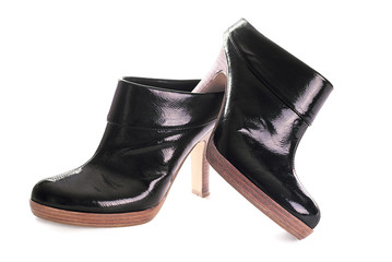 Pair of black ankle boots