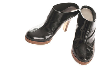 Pair of black ankle boots