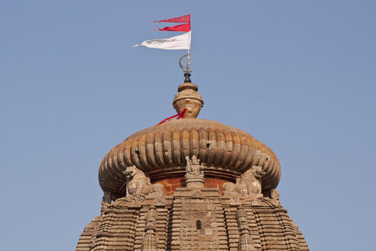 Lingaraja Hindu Temple. Bhubaneswar, Orissa, India.