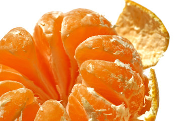 tasty mandarin close up