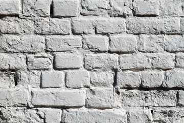 the painted brick wall