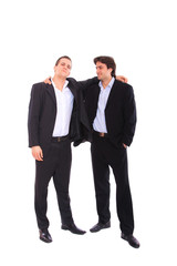 two business men portrait