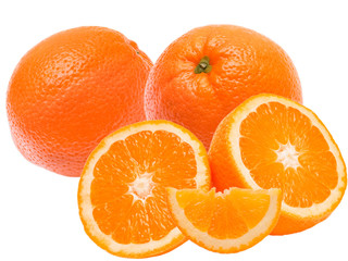 orange isolated on white background
