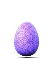 Brokat Osterei retro lila