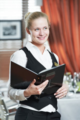 restaurant manager woman at work place