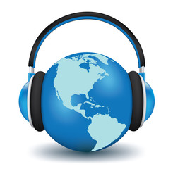 World music concept high detailed 3d vector