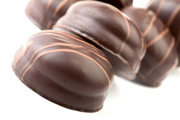 Chocolates isolated